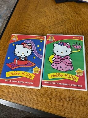 Hello Kitty Becomes A Princess and Saves the Day DVD Sanrio Bundle